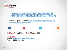 Global Electric Hot Water Boiler Market 2016-2020 Report