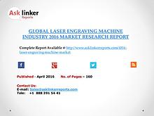 Laser Engraving Machine Market 2016-2020 Report