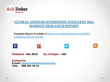 Global Sodium hydroxide Market 2016-2020 Report