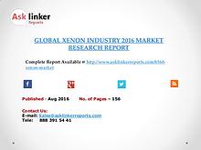 Global Xenon Market 2016-2020 Report