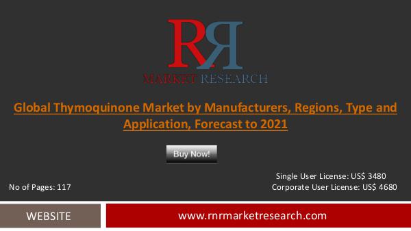 Thymoquinone Market 2016-2021 Global Research Report Dec 2016
