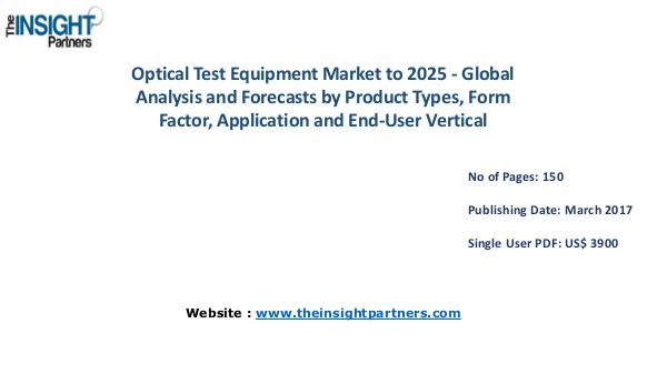 Optical Test Equipment Market Trends |The Insight Partners Optical Test Equipment Market Trends