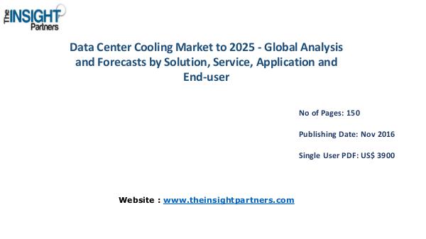 Data Center Cooling Market Global Analysis & 2025 Forecast Report– Th Data Center Cooling Market Global Analysis & 2025