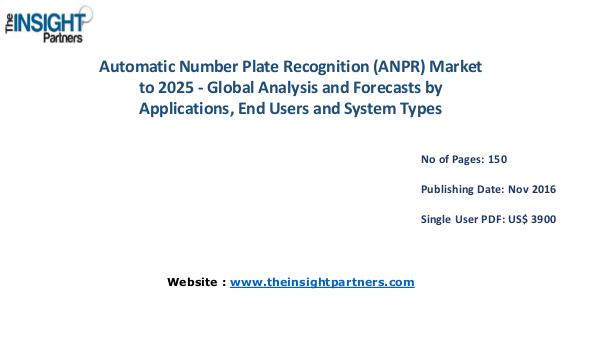 Automatic Number Plate Recognition (ANPR) Market Trends, Size Automatic Number Plate Recognition (ANPR) Market T