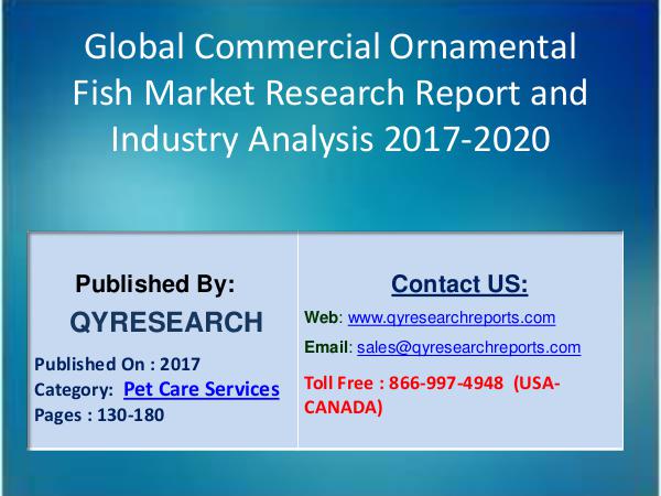Research Report Global Commercial Ornamental Fish Industry