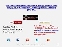 Smart Meter Market to Grow at CAGR of 6.23% during 2016 – 2021