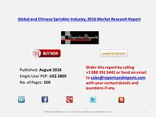 Sprinkler Market 2016 Global and Chinese Industry Scenario 2021