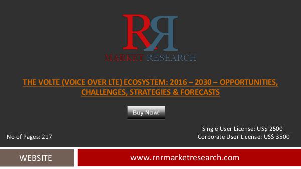 VoLTE Market 2016 Profiles and strategies of Leading Ecosystem Player Oct 2016