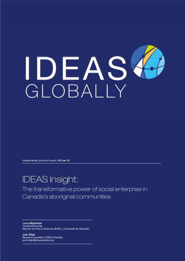 IDEAS Insights The transformative power of social enterprise