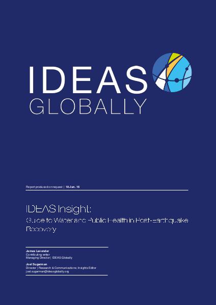 IDEAS Insights Guide to public health and water