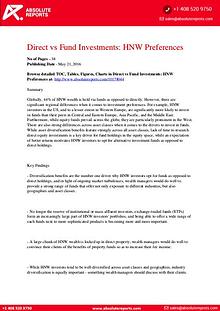Global High-Net-Worth Preference Report: Direct vs Fund Investment