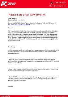 UAE Wealth Market Research Report : High Net Worth (HNW) Investors