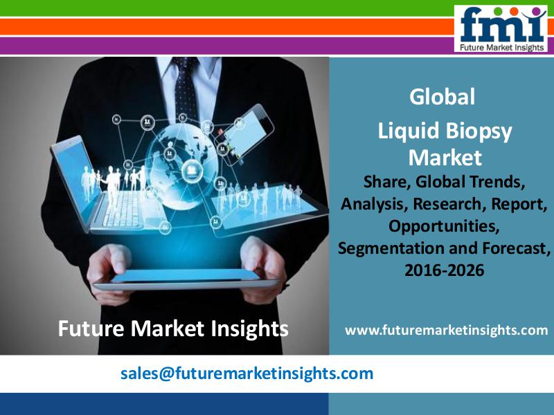 Liquid Biopsy Market to Grow at a CAGR of 21.7% by 2026 FMI