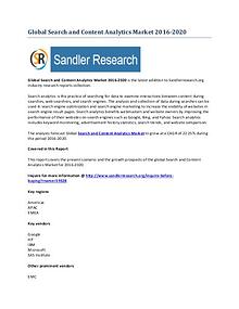 Search and Content Analytics Market 2016-2020 Global Research Report
