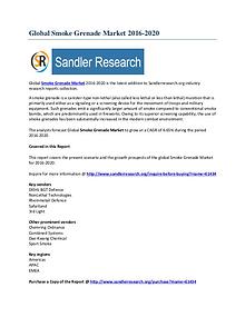 Global Smoke Grenade Market Research Report 2016-2020