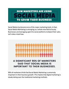 How Marketers are using social media to grow their business