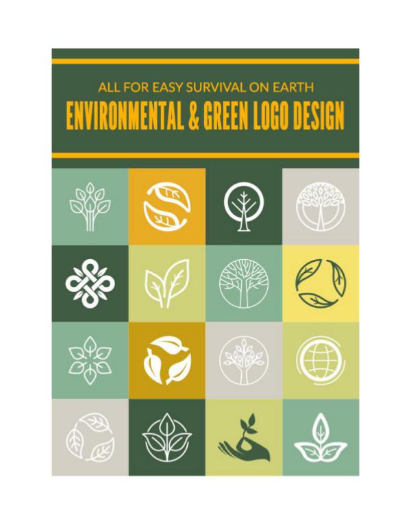 All for Easy Survival On Earth – Environmental & Green Logo Design All for Easy Survival On Earth – Environmental & G