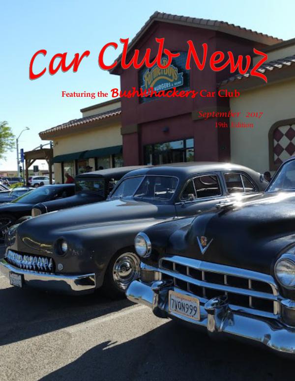 Car Club Newz BushWhackers September 2017