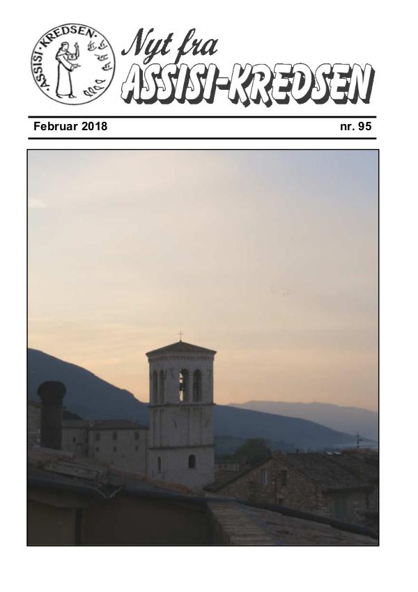 Nyt fra Assisi-Kredsen Nr 95 Februar 2018