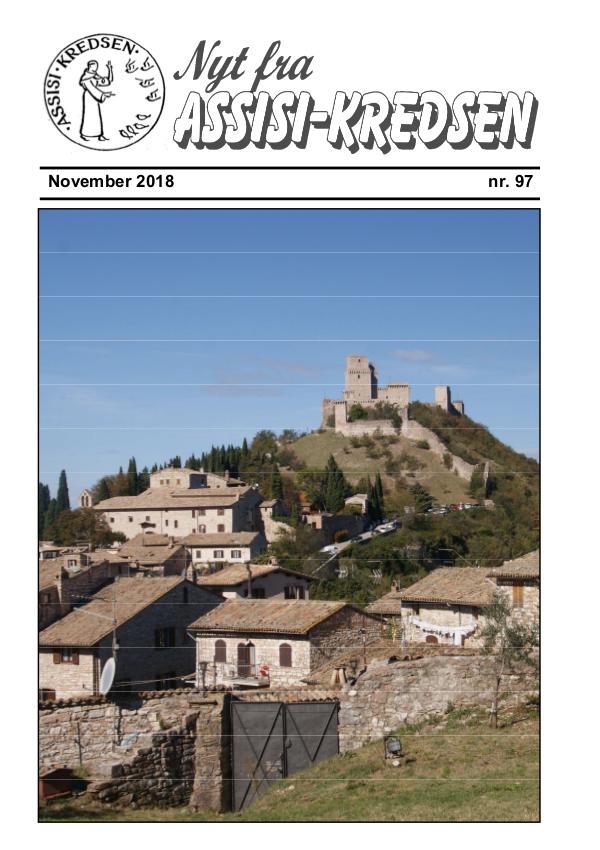 Nyt fra Assisi-Kredsen Nr 97. November 2018