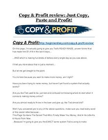 Copy & Profit review-(MEGA) $23,500 bonus of Copy & Profit