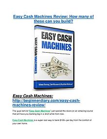 Easy Cash Machines Review - 80% Discount and $26,800 Bonus
