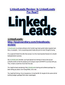 LinkedLeads reviews review and giant bonus with +100 items