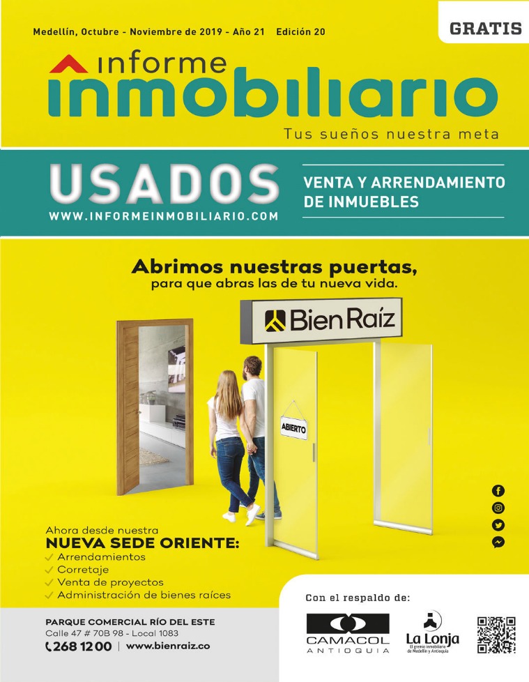 Revista Informe Inmobiliario Usados, edición 20, Oct - Nov. 2019 Volumen 20