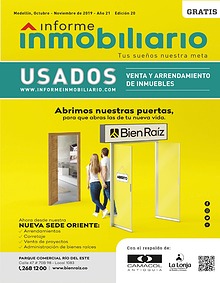 Revista Informe Inmobiliario Usados, edición 20, Oct - Nov. 2019