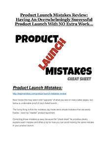 Product Launch Mistakes Review-$32,400 bonus & discount