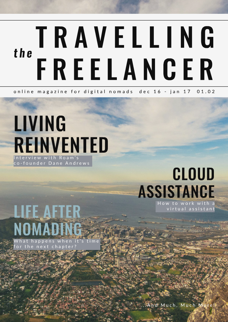 The Travelling Freelancer Dec. 2016 - Jan. 2017