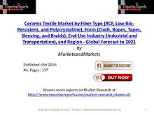 Ceramic Textile Market by Resin Type, Width Type & Region