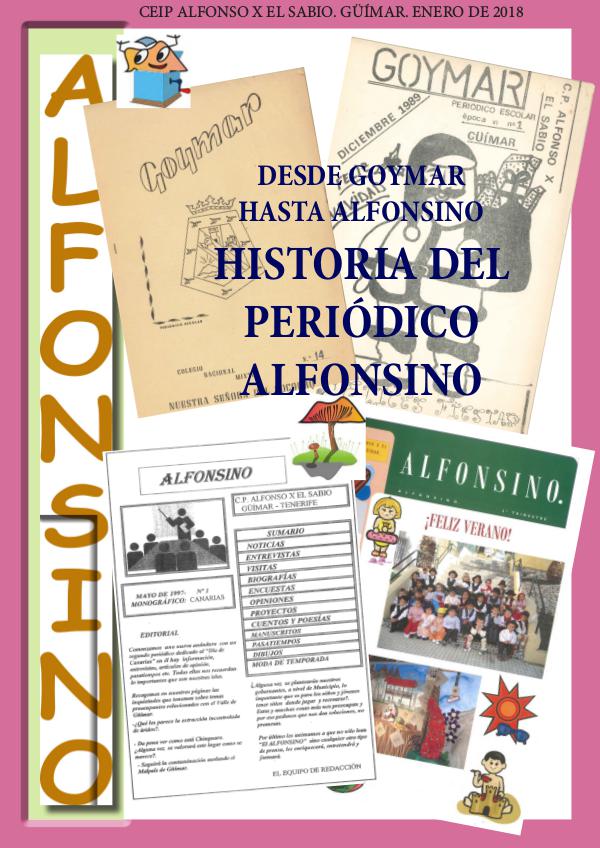 HISTORIA DEL PERIÓDICO ESCOLAR ALFONSINO periódico_alfonsino_goymar_enero2018