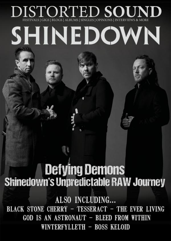 Distorted Sound Magazine 36 - Shinedown Cover