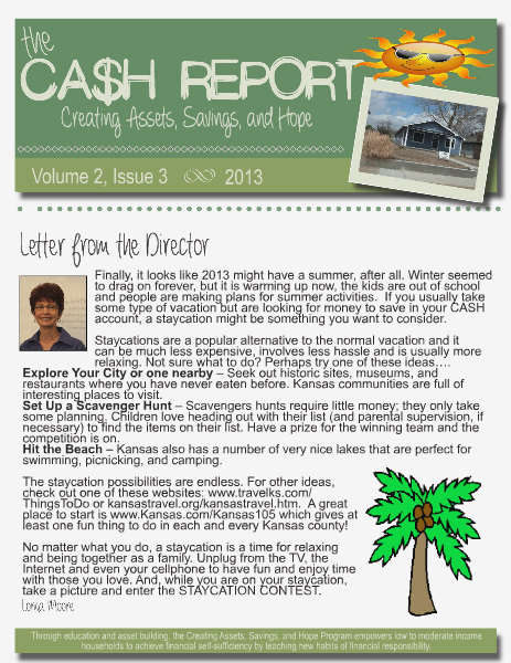 The CASH Report Volume 2, Issue 3