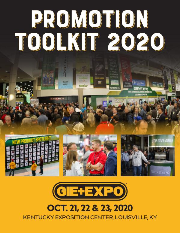 Promotion Tool Kit GIE+EXPO 2020