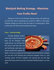 Blackjack Betting Strategy - Maximize Your Profits Now!