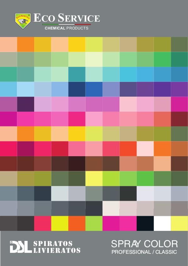 Spray colours - DSL catalogo-colori