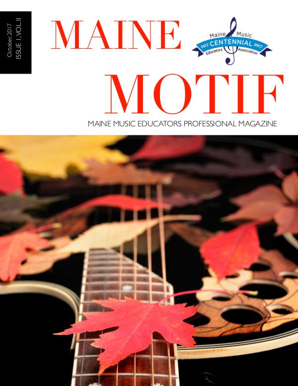 Maine Motif Issue 1, Vol. II (Fall, 2017)