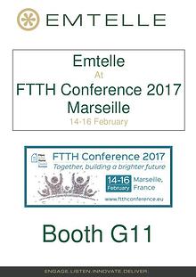 Emtelle presents -FTTH Exhibition 2017