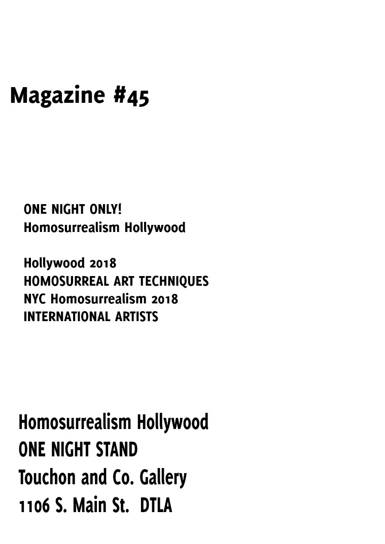 Homosurrealism Magazine 44 NYC 44