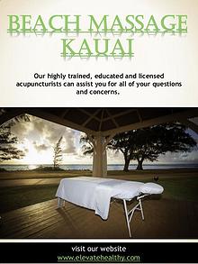 Beach Massage Kauai