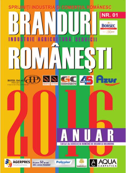 Anuarul Brandurilor Romanesti - editia 2016