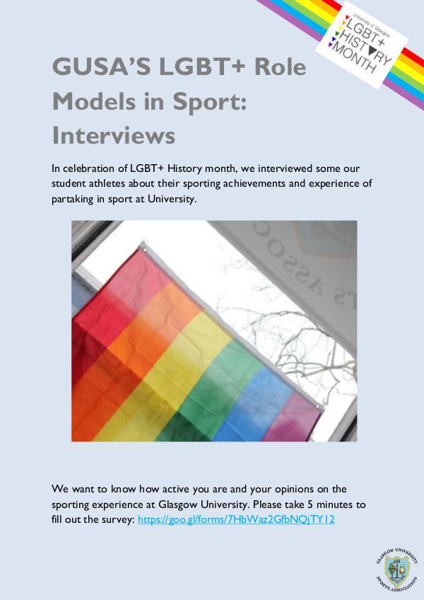 LGBT+ Role Models in Sport 1
