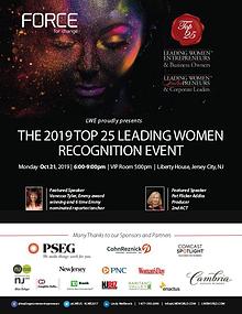 2019 Top 25 Leading Women Recognition Event Program