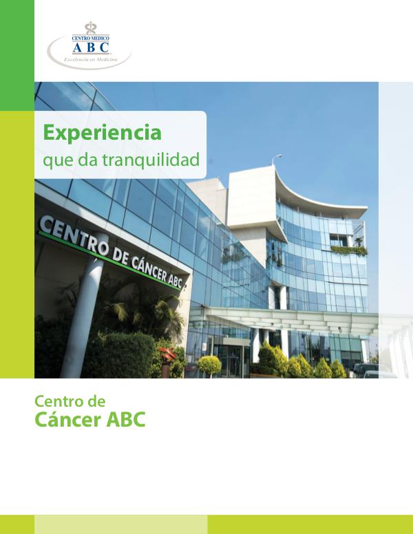 Centro de Cancer CENTRO MÉDICO ABC, CENTRO DE CÁNCER ABC.