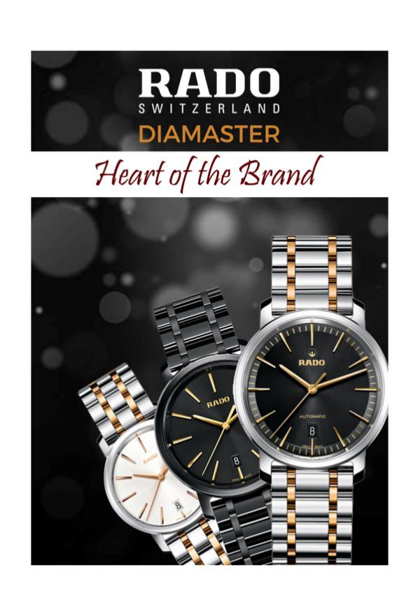 Rado Diamaster-Heart of the Brand Rado Diamaster-Heart of the Brand