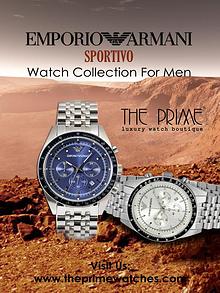 Emporio Armani Sportivo Watch Collection For Men