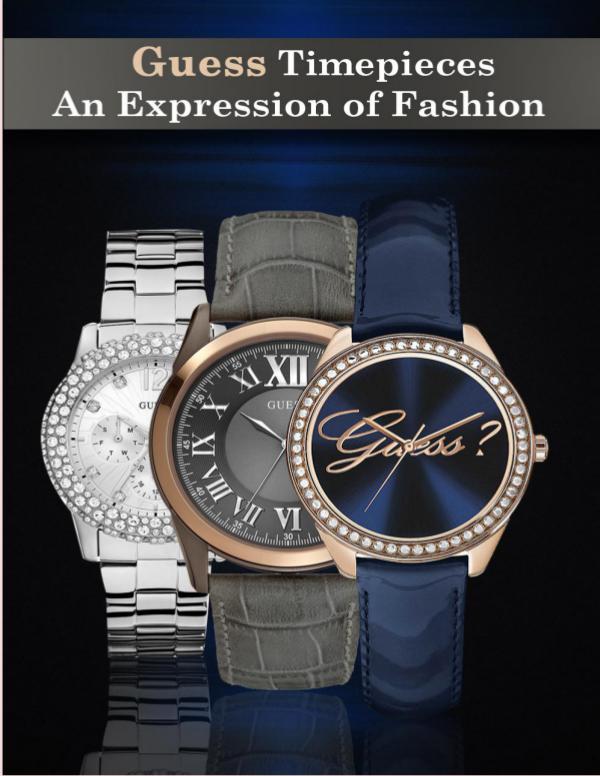 Guess Timepieces – An Expression of Fashion Guess Timepieces – An Expression of Fashion
