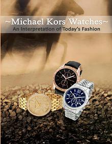 Michael Kors Watches – An Interpretation of Today’s Fashion